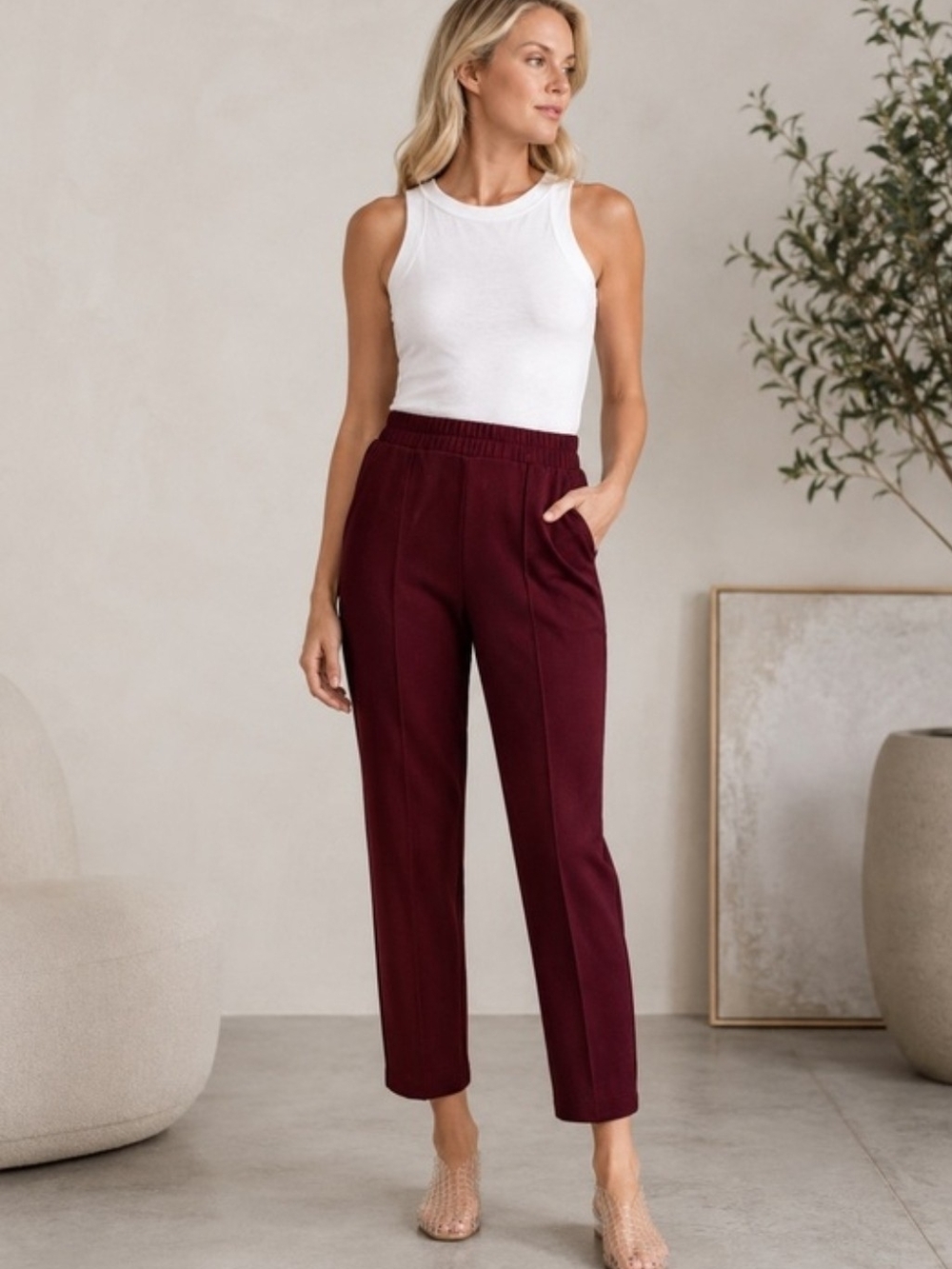A New Day Tapered Pull on Pants